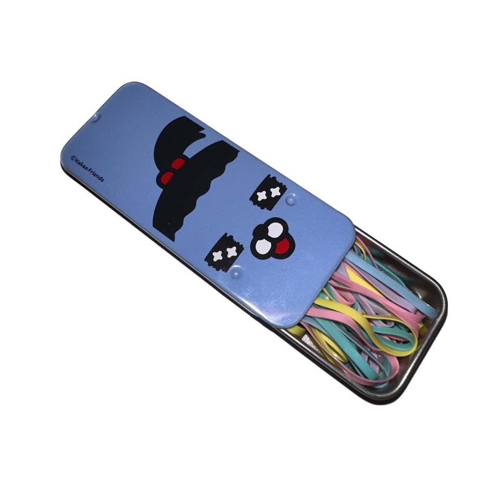 (3 for $15) Kakao friends mini hairties & tin case